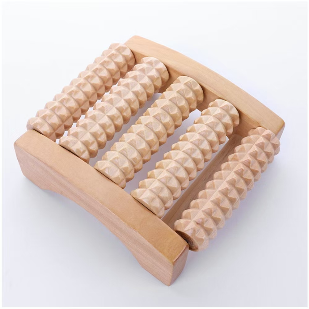 Wooden foot massager