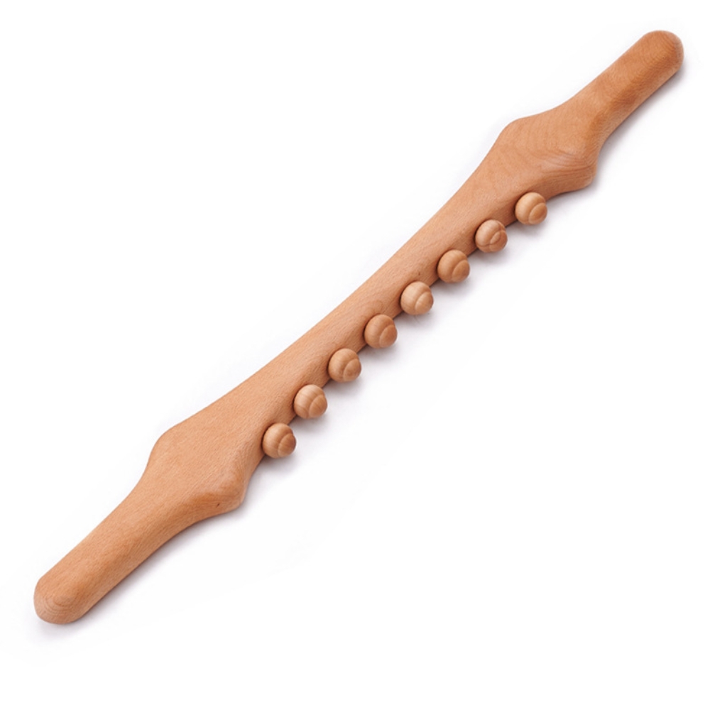 Wooden scaring stick for massage